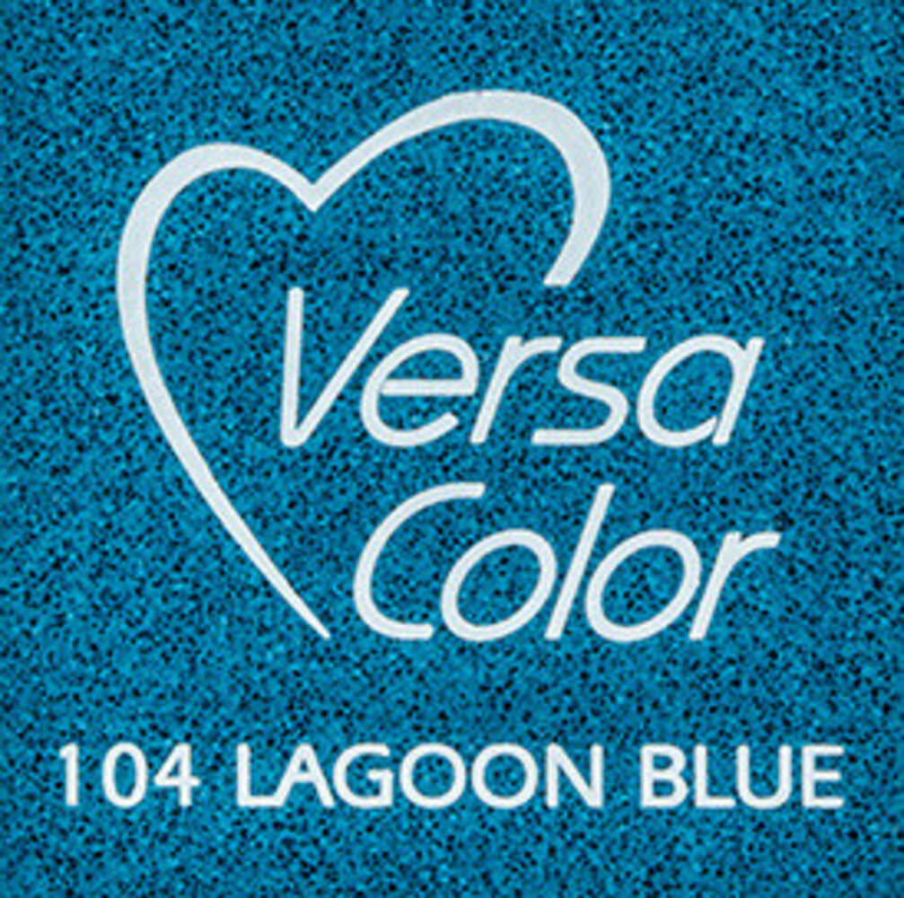 Tsukineko VersaColor 1 Inch Cube Ink Pad Lagoon Blue (VS-104)