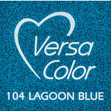 Tsukineko VersaColor 1 Inch Cube Ink Pad Lagoon Blue (VS-104)