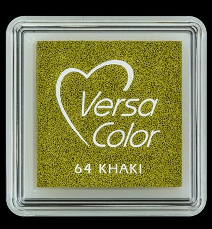 Tsukineko VersaColor 1 Inch Cube Ink Pad Khaki (VS-164)