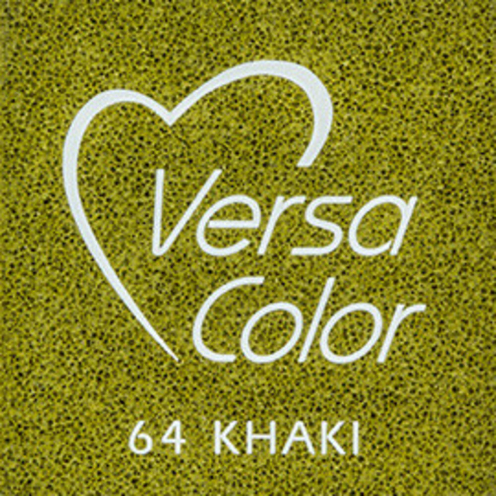 Tsukineko VersaColor 1 Inch Cube Ink Pad Khaki (VS-164)