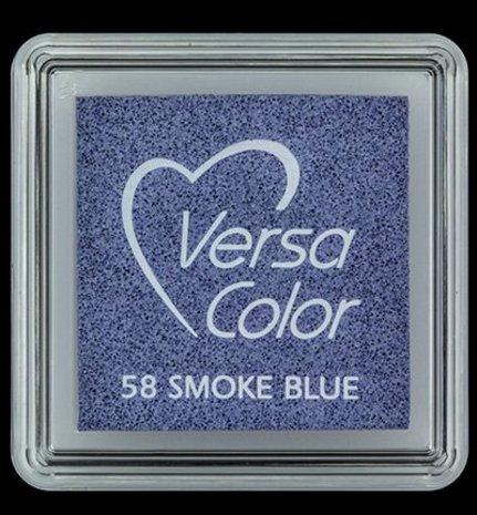 Tsukineko VersaColor 1 Inch Cube Ink Pad Smoke Blue (VS-58) Tsukineko VersaColor 1 Inch Cube Ink Pad Smoke Blue (VS-58)