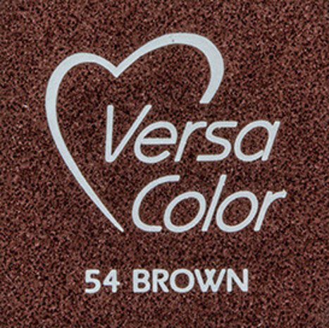 Tsukineko VersaColor 1 Inch Cube Ink Pad Brown (VS-54)