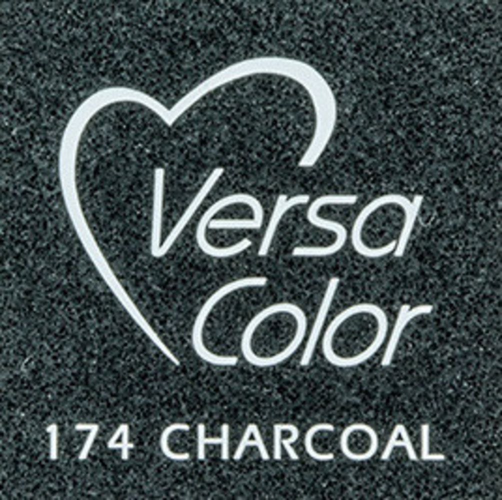 Tsukineko VersaColor 1 Inch Cube Ink Pad Charcoal (VS-174)