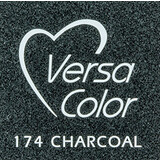 Tsukineko VersaColor 1 Inch Cube Ink Pad Charcoal (VS-174)