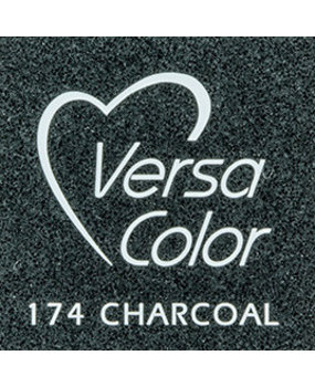 Tsukineko VersaColor 1 Inch Cube Ink Pad Charcoal (VS-174)