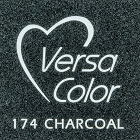 Tsukineko VersaColor 1 Inch Cube Ink Pad Charcoal (VS-174)