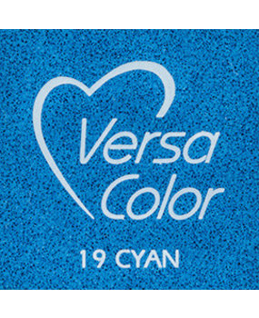 Tsukineko VersaColor 1 Inch Cube Ink Pad Cyan (VS-19)
