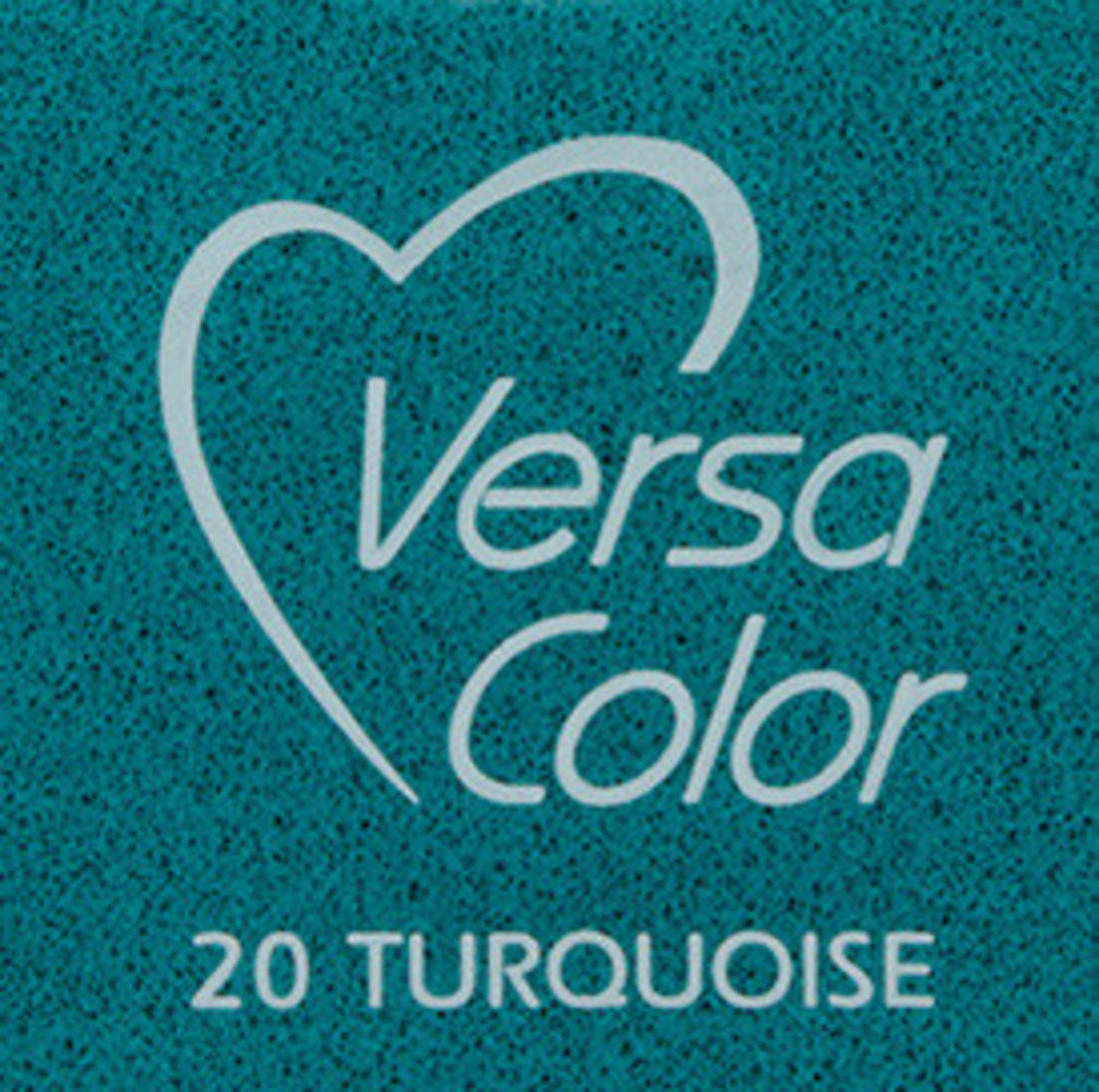 Tsukineko VersaColor 1 Inch Cube Ink Pad Turquoise (VS-20) Tsukineko VersaColor 1 Inch Cube Ink Pad Turquoise (VS-20)