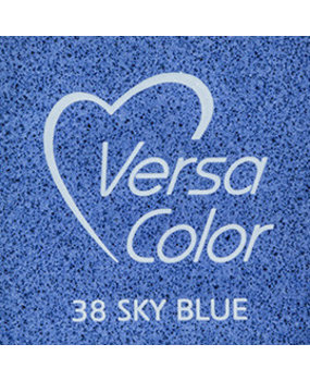 Tsukineko VersaColor 1 Inch Cube Ink Pad Sky Blue (VS-38)