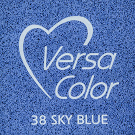 Tsukineko VersaColor 1 Inch Cube Ink Pad Sky Blue (VS-38)