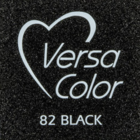 Tsukineko VersaColor 1 Inch Cube Ink Pad Black (VS-82) Tsukineko VersaColor 1 Inch Cube Ink Pad Black (VS-82)