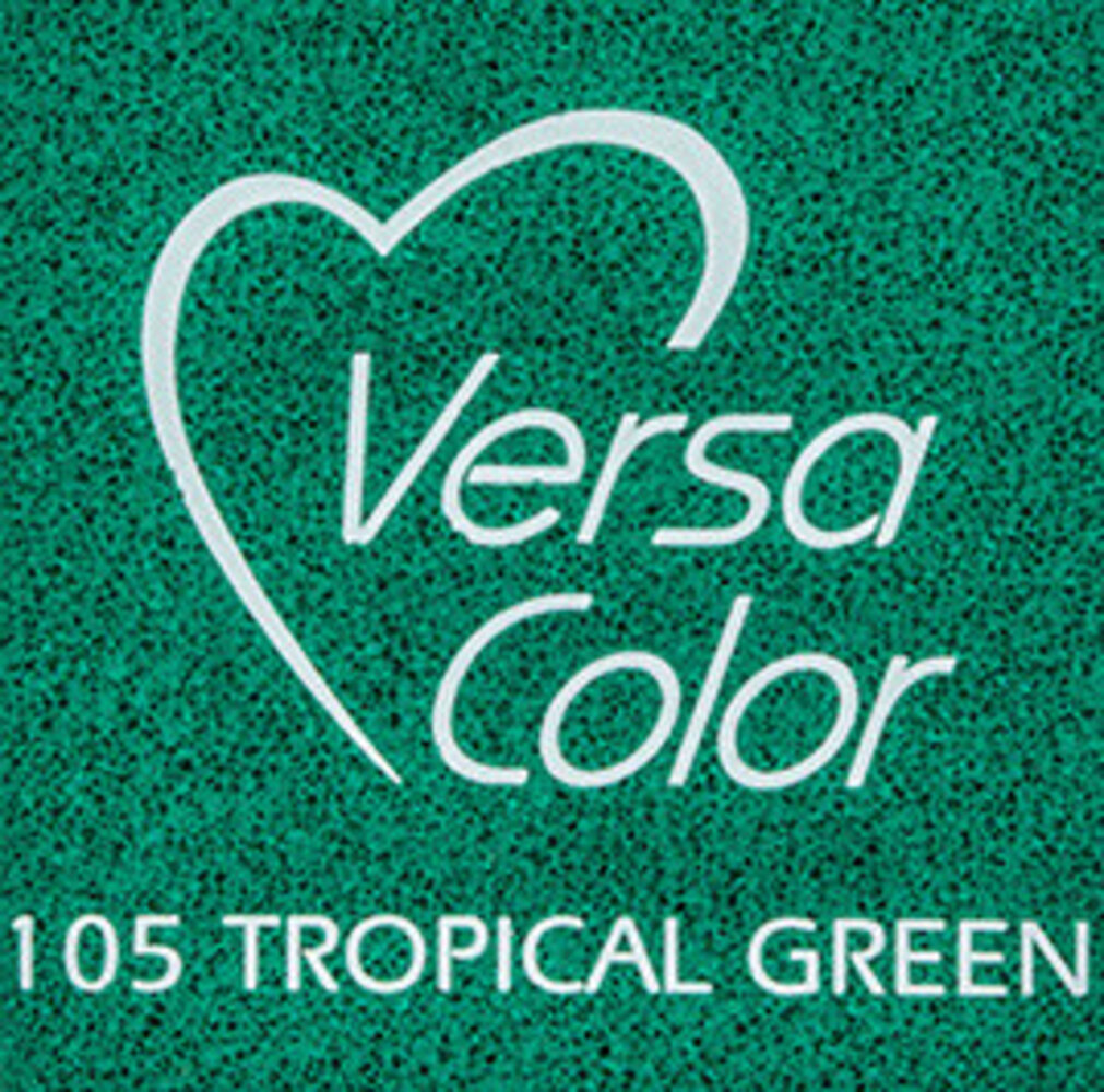 Tsukineko VersaColor 1 Inch Cube Ink Pad Tropical Green (VS-105) Tsukineko VersaColor 1 Inch Cube Ink Pad Tropical Green (VS-105)