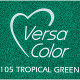 Tsukineko VersaColor 1 Inch Cube Ink Pad Tropical Green (VS-105)