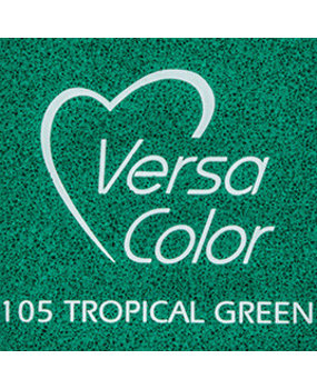 Tsukineko VersaColor 1 Inch Cube Ink Pad Tropical Green (VS-105) Tsukineko VersaColor 1 Inch Cube Ink Pad Tropical Green (VS-105)