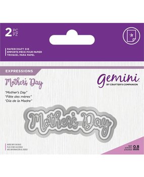 Gemini Mother's Day Words Metal Die (GEM-MD-E-W-63)