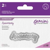 Gemini Anniversary Words Metal Die (GEM-MD-E-W-40)