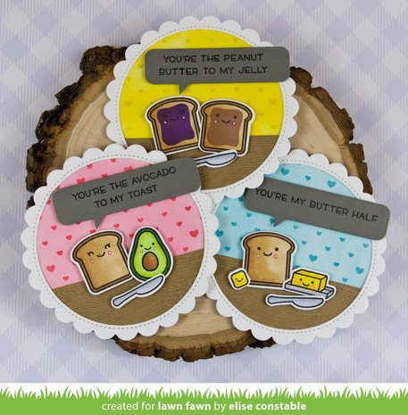 Lawn Fawn Polka Heart Backdrop: Landscape Die (LF1830) Lawn Fawn Polka Heart Backdrop: Landscape Die (LF1830)