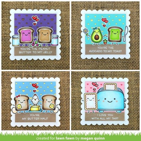 Lawn Fawn Polka Heart Backdrop: Portrait Die (LF1831) Lawn Fawn Polka Heart Backdrop: Portrait Die (LF1831)