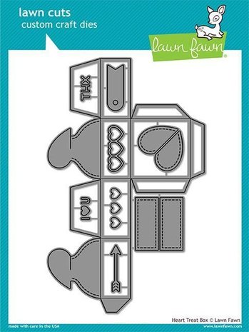 Lawn Fawn Heart Treat Box Dies (LF1825)