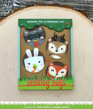 Lawn Fawn Tiny Gift Box Raccoon and Fox Add-On Dies (LF1826) Lawn Fawn Tiny Gift Box Raccoon and Fox Add-On Dies (LF1826)