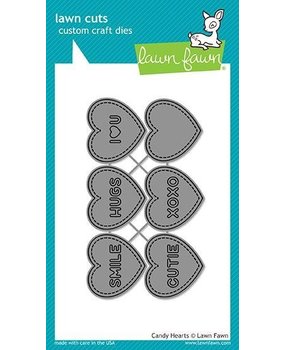 Lawn Fawn Candy Hearts Dies (LF1827) Lawn Fawn Candy Hearts Dies (LF1827)