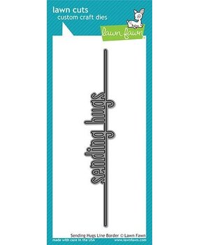 Lawn Fawn Sending Hugs Line Border Die (LF1828)