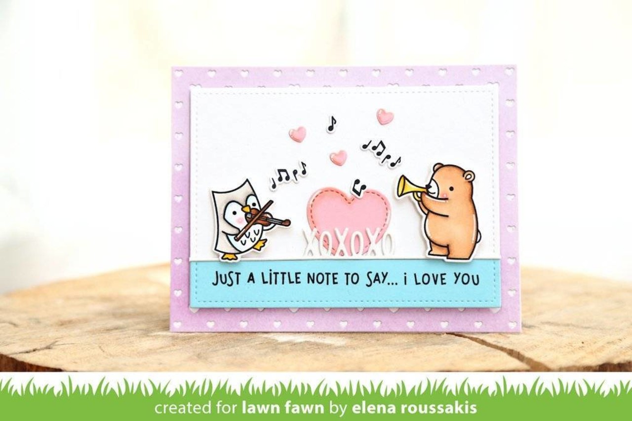 Lawn Fawn XOXOXO Line Border Die (LF1829)