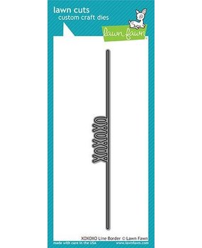 Lawn Fawn XOXOXO Line Border Die (LF1829)