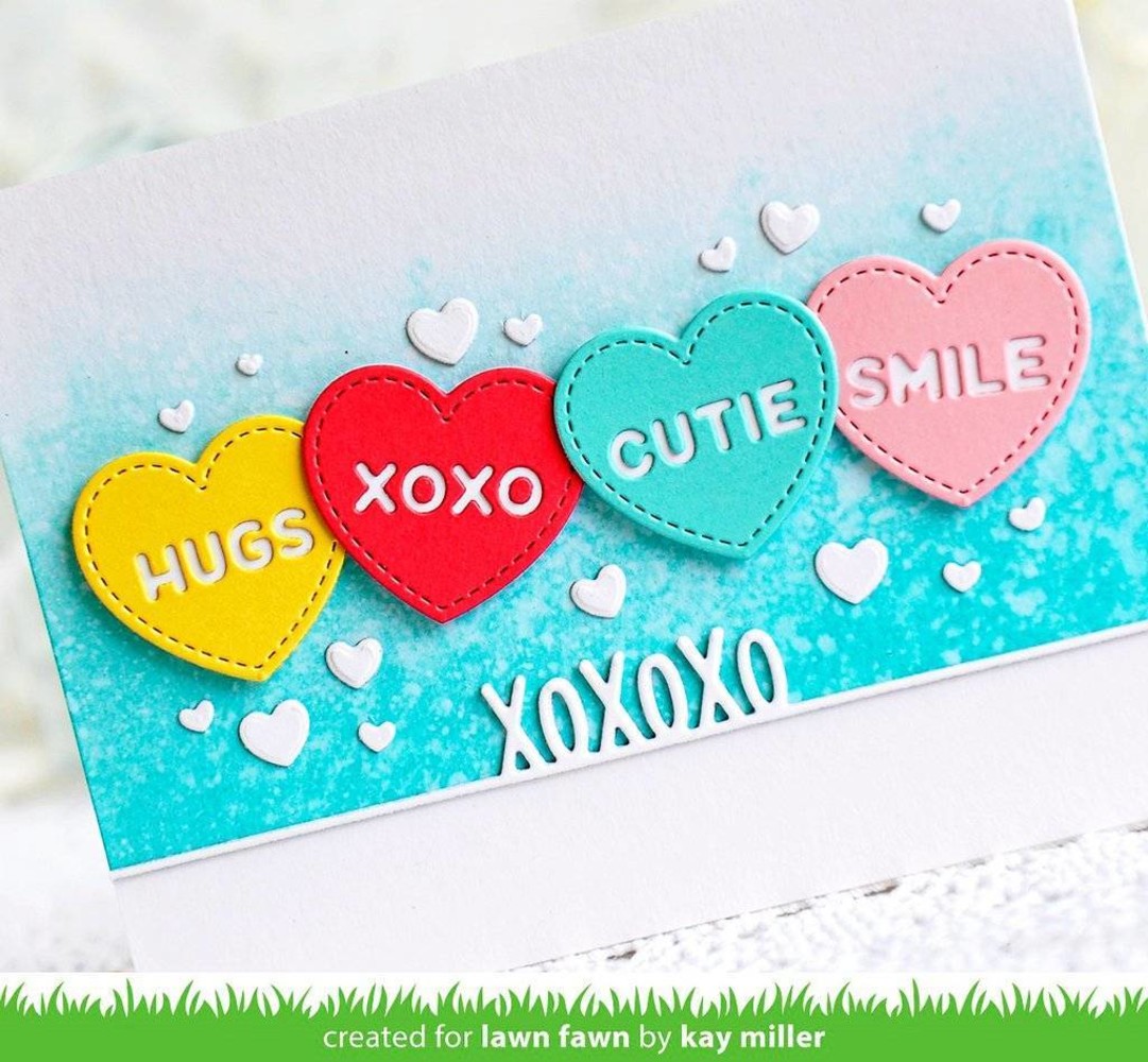 Lawn Fawn XOXOXO Line Border Die (LF1829)