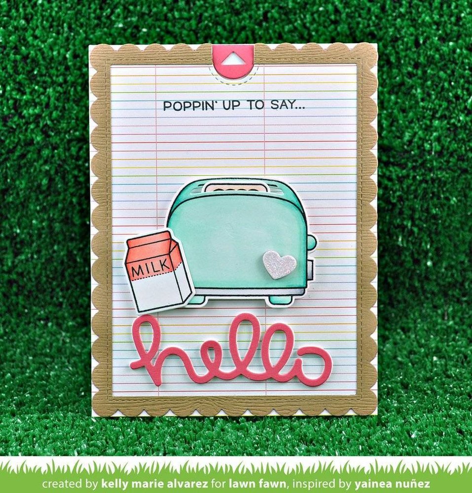 Lawn Fawn Let's Toast Clear Stamps (LF1820) Lawn Fawn Let's Toast Clear Stamps (LF1820)