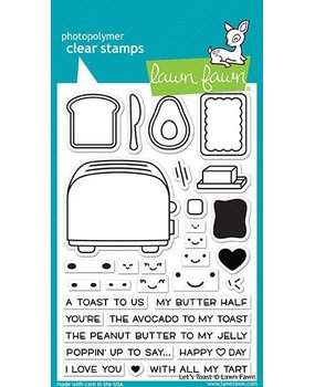 Lawn Fawn Let's Toast Clear Stamps (LF1820) Lawn Fawn Let's Toast Clear Stamps (LF1820)
