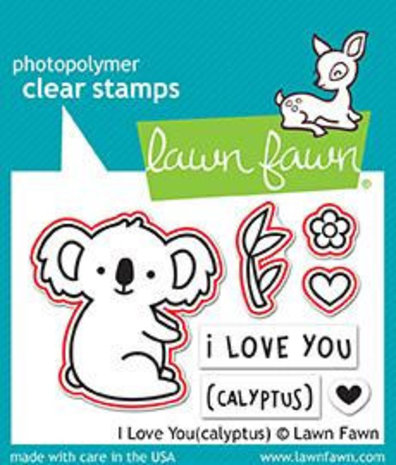 Lawn Fawn I Love You(calyptus) Clear Stamps (LF1823) Lawn Fawn I Love You(calyptus) Clear Stamps (LF1823)