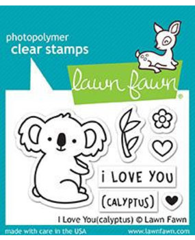 Lawn Fawn I Love You(calyptus) Clear Stamps (LF1823)