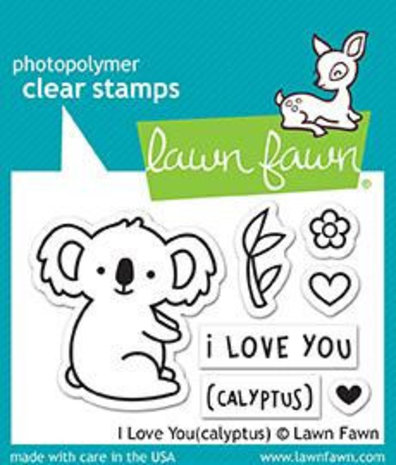 Lawn Fawn I Love You(calyptus) Clear Stamps (LF1823) Lawn Fawn I Love You(calyptus) Clear Stamps (LF1823)