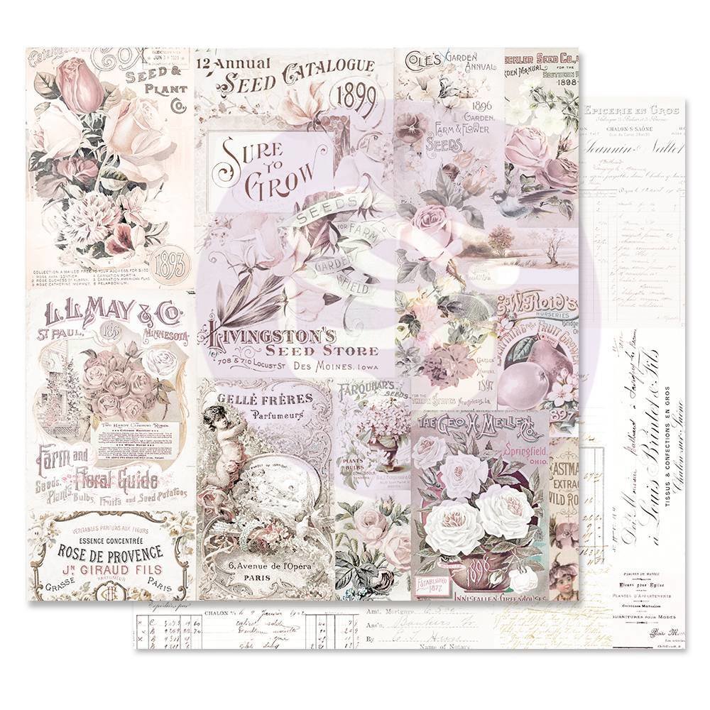 Prima Marketing Inc Lavender Frost 4x6 Inch Journaling Cards (634322)