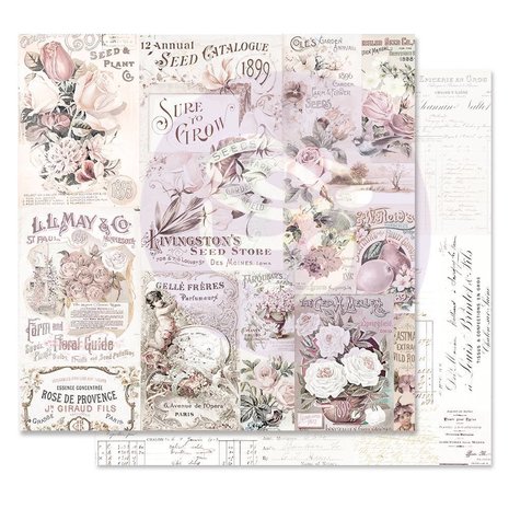 Prima Marketing Inc Lavender Frost 4x6 Inch Journaling Cards (634322)