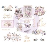 Prima Marketing Inc Lavender Frost 5x8 Inch Chipboard Stickers (634339)