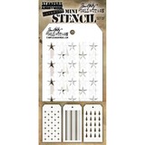 Stampers Anonymous Tim Holtz Mini Layering Stencil Set 37 (THMST037)