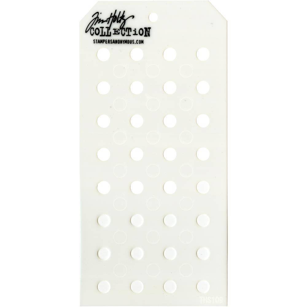 Stampers Anonymous Tim Holtz Shifter Dots Layering Stencil (THS109) Stampers Anonymous Tim Holtz Shifter Dots Layering Stencil (THS109)