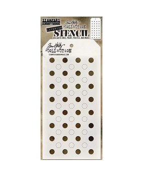 Stampers Anonymous Tim Holtz Shifter Dots Layering Stencil (THS109) Stampers Anonymous Tim Holtz Shifter Dots Layering Stencil (THS109)