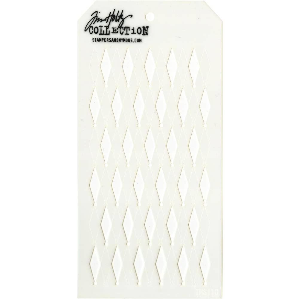 Stampers Anonymous Tim Holtz Shifter Diamonds Layering Stencil (THS110) Stampers Anonymous Tim Holtz Shifter Diamonds Layering Stencil (THS110)