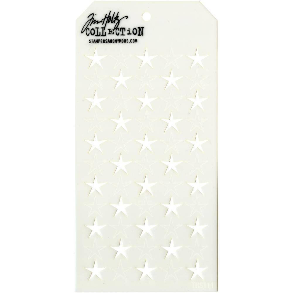 Stampers Anonymous Tim Holtz Shifter Stars Layering Stencil (THS111) Stampers Anonymous Tim Holtz Shifter Stars Layering Stencil (THS111)