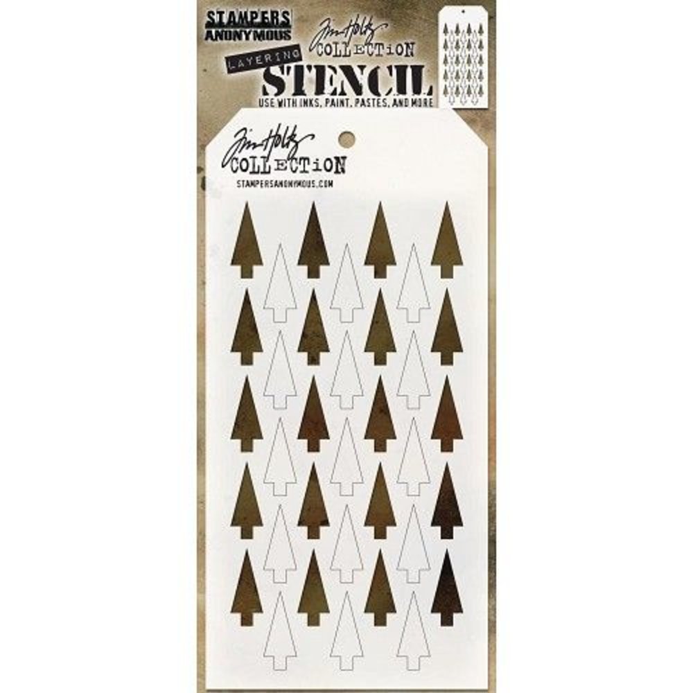 Stampers Anonymous Tim Holtz Shifter Tree Layering Stencil (THS113) Stampers Anonymous Tim Holtz Shifter Tree Layering Stencil (THS113)
