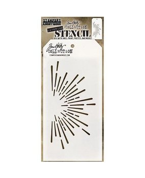 Stampers Anonymous Tim Holtz Burst Layering Stencil (THS116) Stampers Anonymous Tim Holtz Burst Layering Stencil (THS116)