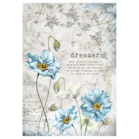 Stamperia Rice Paper A4 Dreamer (DFSA4249) Stamperia Rice Paper A4 Dreamer (DFSA4249)