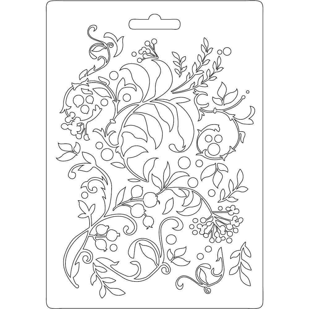 Stamperia Texture Impression Soft Mould A5 Ramage (K3PTA502) Stamperia Texture Impression Soft Mould A5 Ramage (K3PTA502)