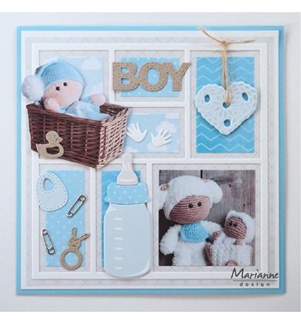 Marianne Design Craftable Punch Die Hands & Feet (CR1457) Marianne Design Craftable Punch Die Hands & Feet (CR1457)