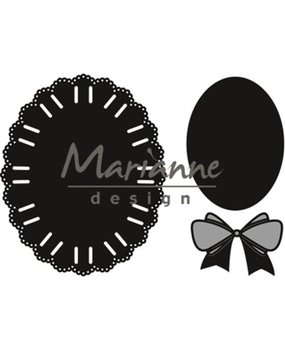 Marianne Design Craftable Oval Ribbon (CR1458)*