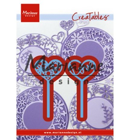 Marianne Design Creatable Heart Pins (Set of 2) (LR0573) Marianne Design Creatable Heart Pins (Set of 2) (LR0573)