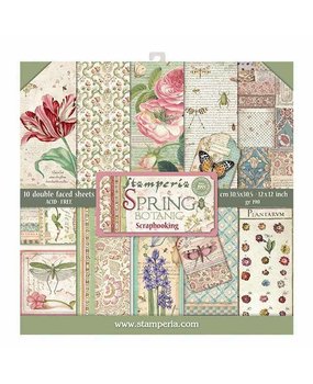 Stamperia Spring Botanic 12x12 Inch Paper Pack (SBBL50)